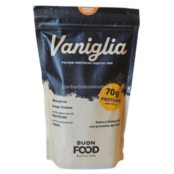 Proteine In Polvere Vegetali Vaniglia 400gr – Buonfood