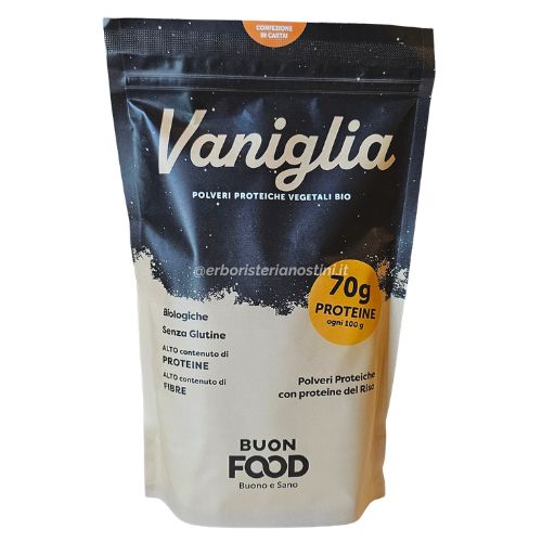 Proteine in polvere vegetali vaniglia buonfood
